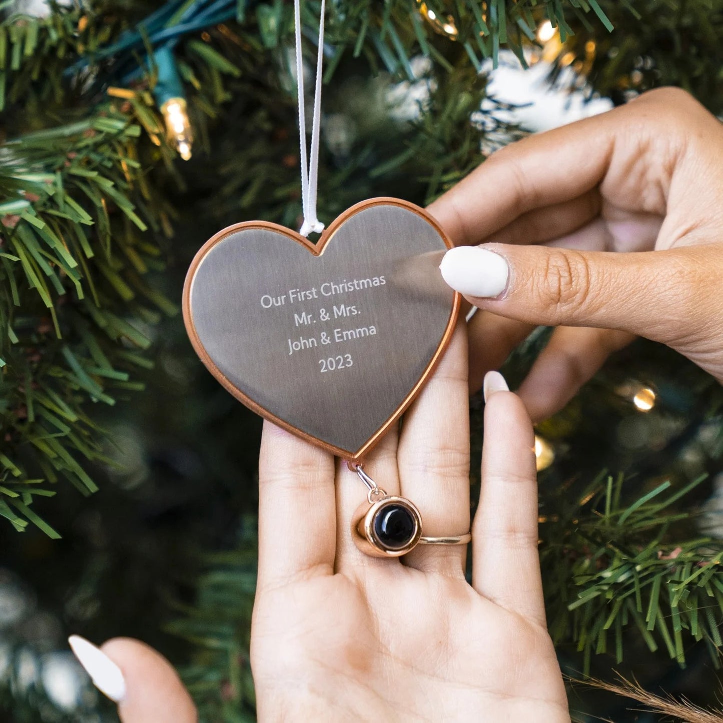 Personalized Projection Ornament